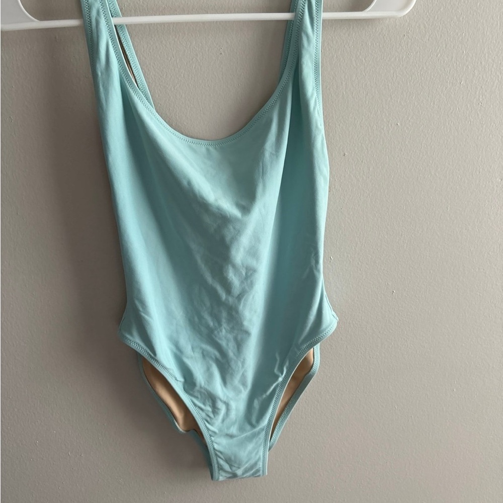 J. Crew Aqua One-Piece Swimsuit